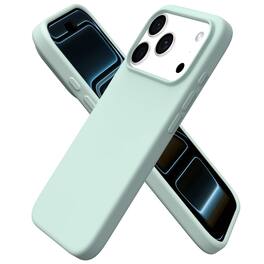 Ornarto - Designed for iPhone 17 Pro Case 6.3", Liquid Silicone Soft Gel Shockproof Protective Case - Mint Green