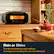 The text on the image is promoting a pizza oven that works both indoors and outdoors, and it can be used to make pizza. The text is titled "Rain or Shine" and emphasizes the convenience and versatility of the pizza oven.
