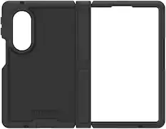 Front. OtterBox - Defender Series Pro XT Hard Shell for Samsung Galaxy Z Fold8 - Black.