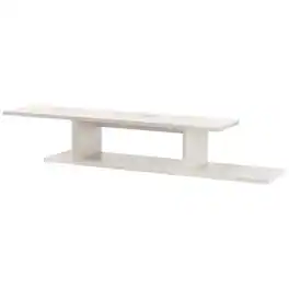 AdirHome - Floating Wall Shelf - White
