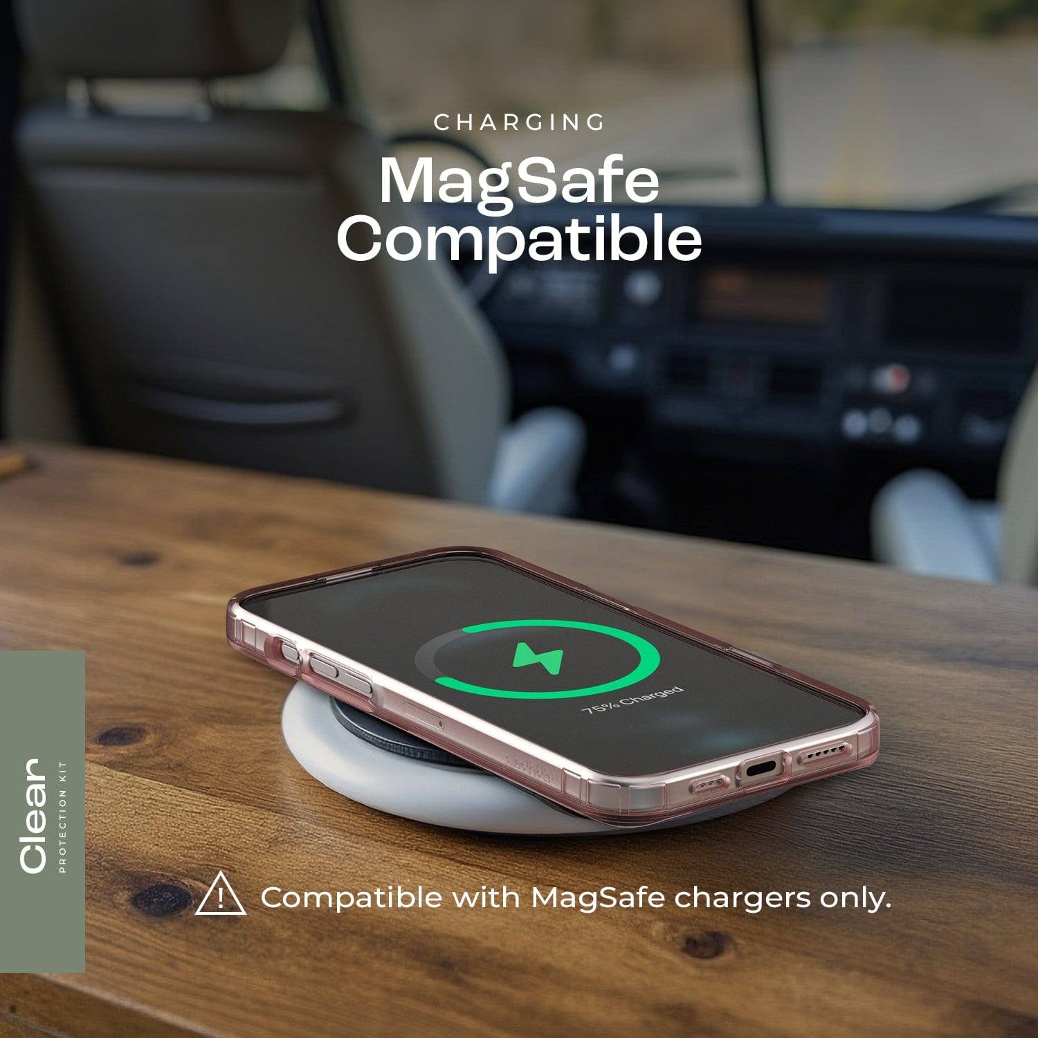 CHARGING MagSafe Compatible Clean KIT PROTECTION 15% Charged  ! Compatible with MagSafe chargers only.