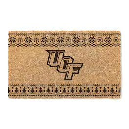 Jardine - UCF Knights 18" x 30" Holiday Coir Doormat - Brown
