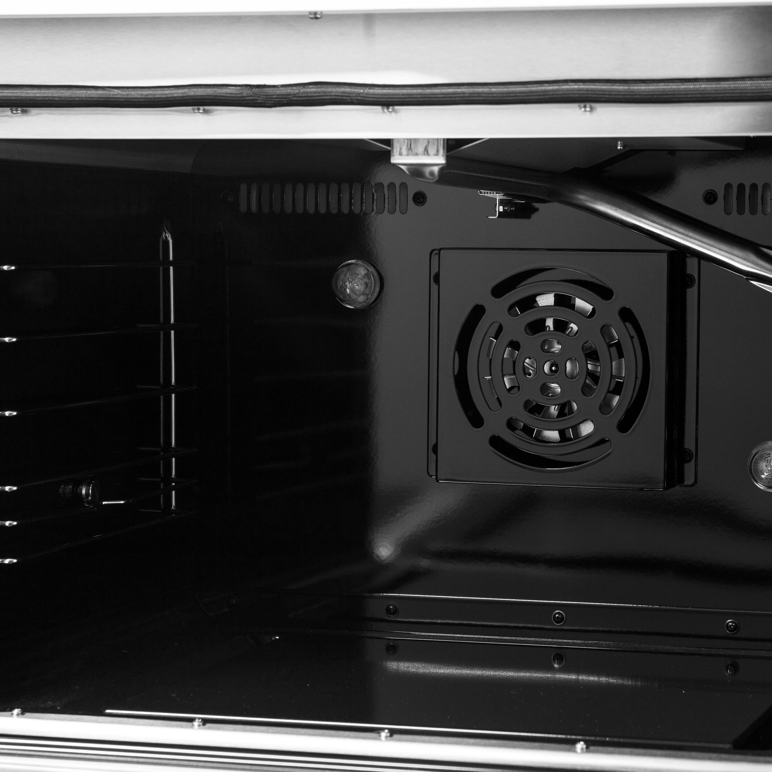 Alt View 5. Forno Appliances - Galiano 6.58 Cu. Ft. Freestanding Gas Range with Convection Oven - White.