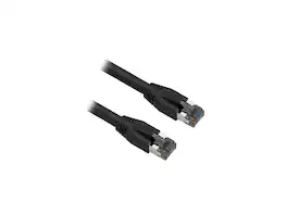 Nippon Labs - Cat8 RJ45 2FT 40Gbps 2000MHz S/FTP Ethernet Cable (Black)