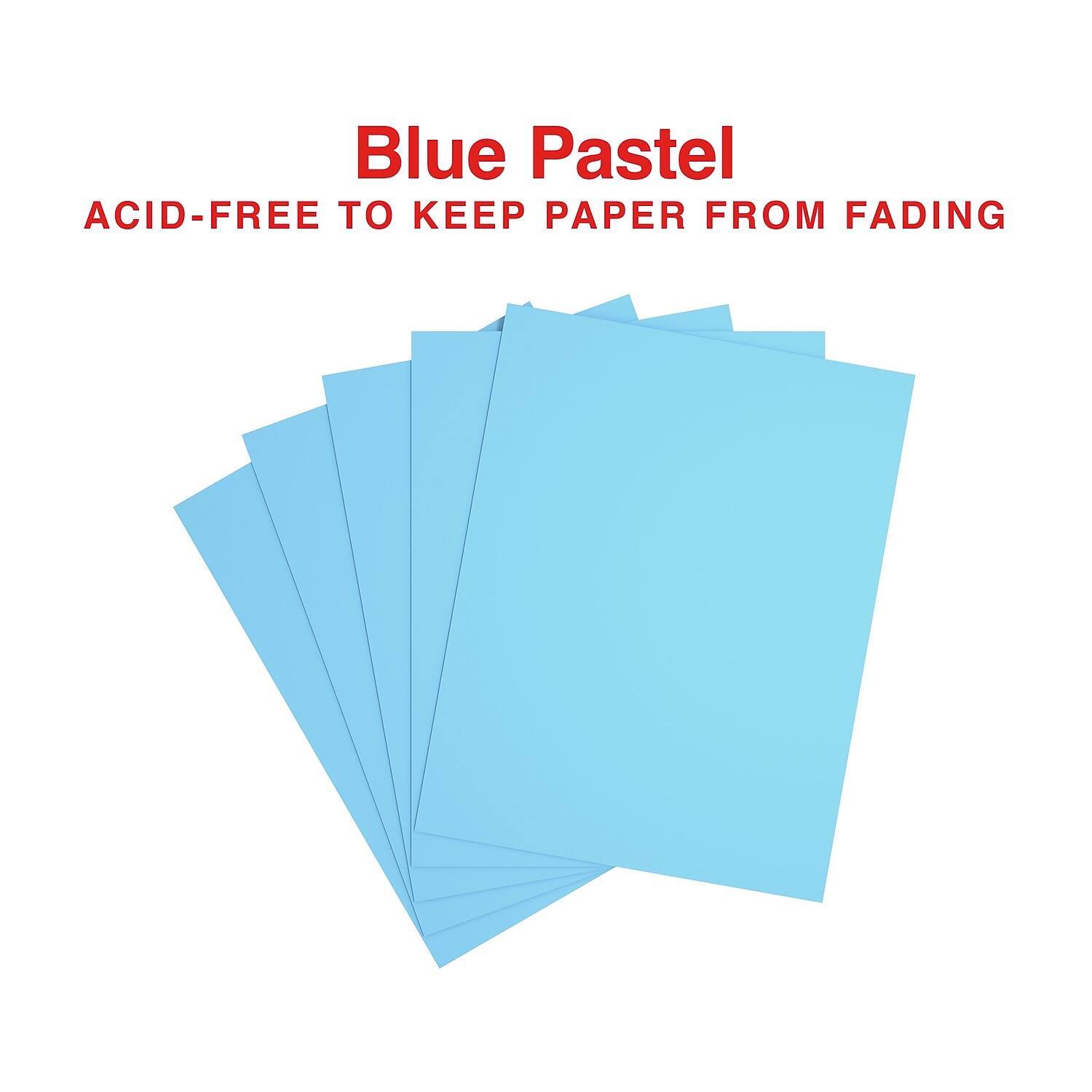 Blue Pastel  
ACID-FREE TO KEEP PAPER FROM FADING
