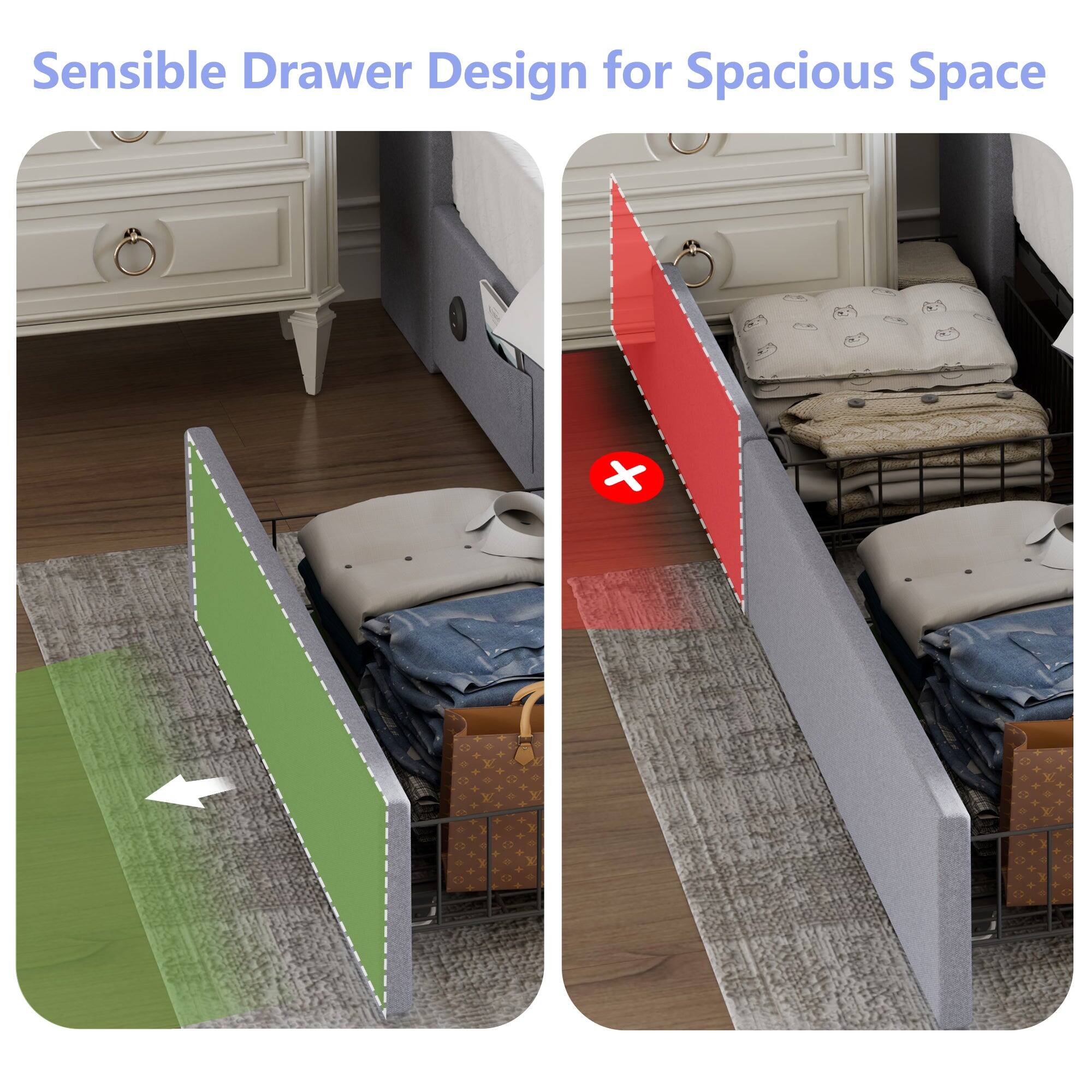 Sensible Drawer Design for Spacious Space