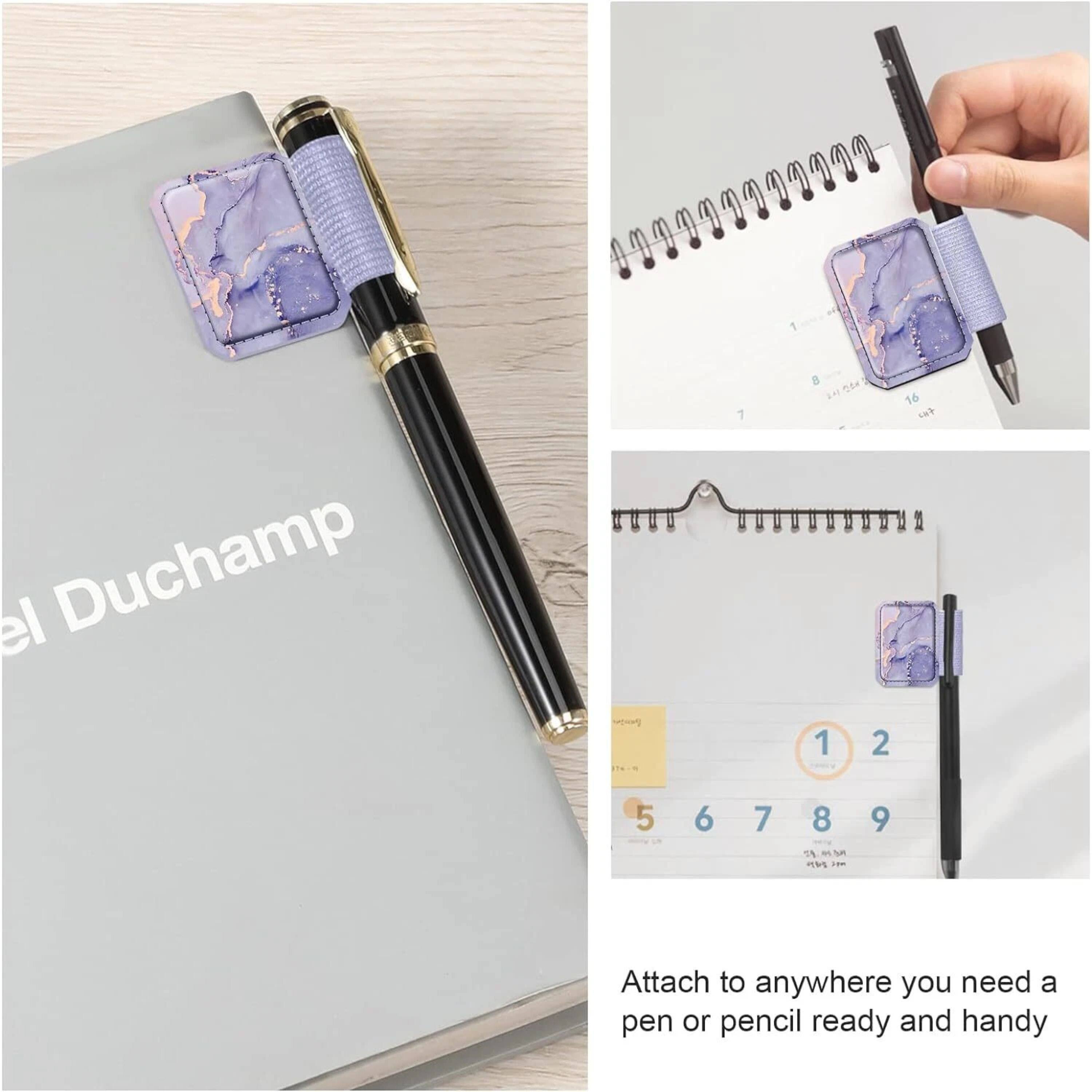 1 el Duchamp  
T-S 1 a 2 1 2 16 cat 5 6 7 8 O M O0 9  
Attach to anywhere you need a pen or pencil ready and handy