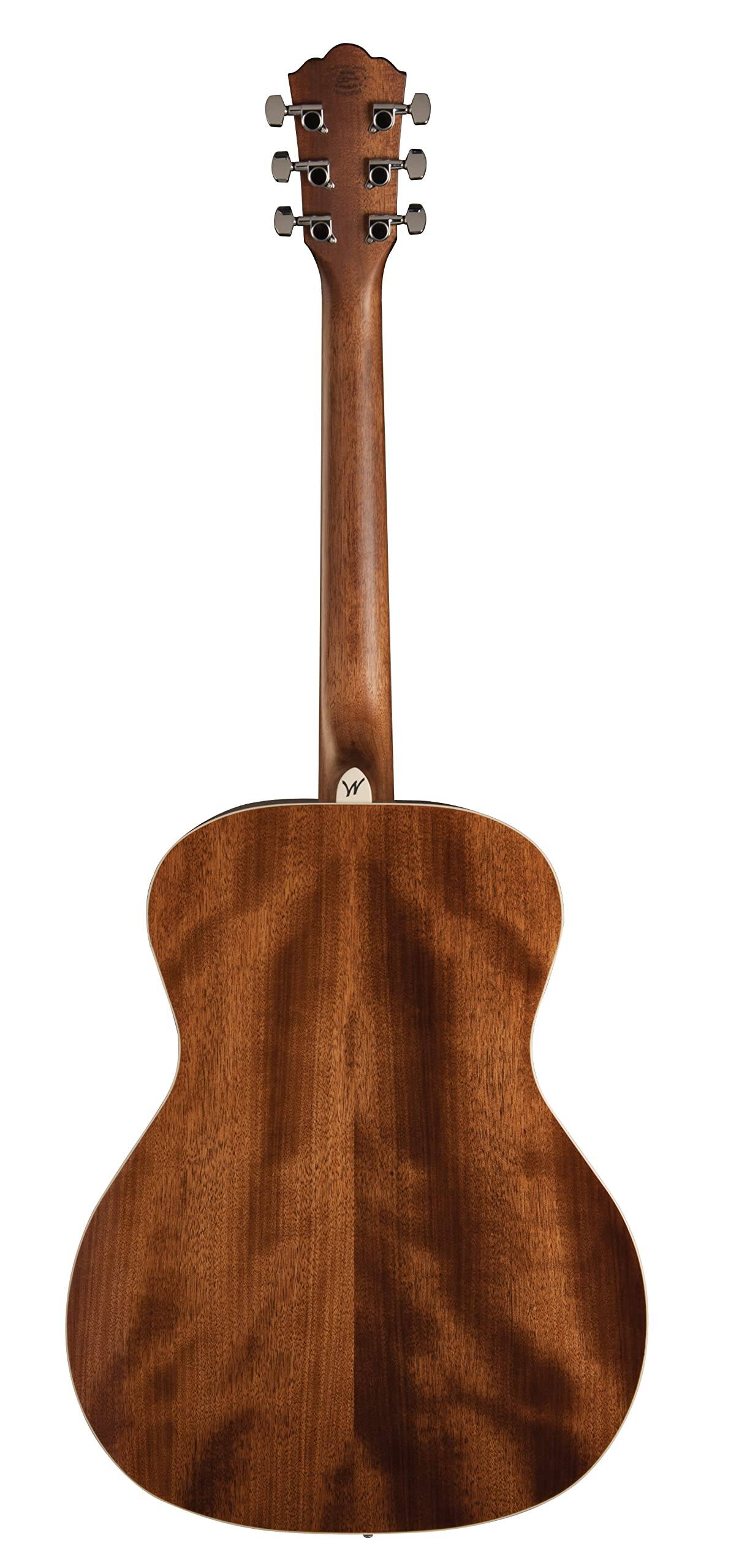 Alt View 5. Washburn - Washburn HG12S-O G12S Heritage 10 Series Grand Auditorium Acoustic Guitar, Natural - Natural.