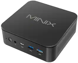 MINIX - NGC NR660 Mini PC, AMD Ryzen™ 5 6600H, 16GB DDR5, 512GB M.2 2280 PCIe 3.0×4 SSD, Windows 11 Pro Desktop Computer - Black