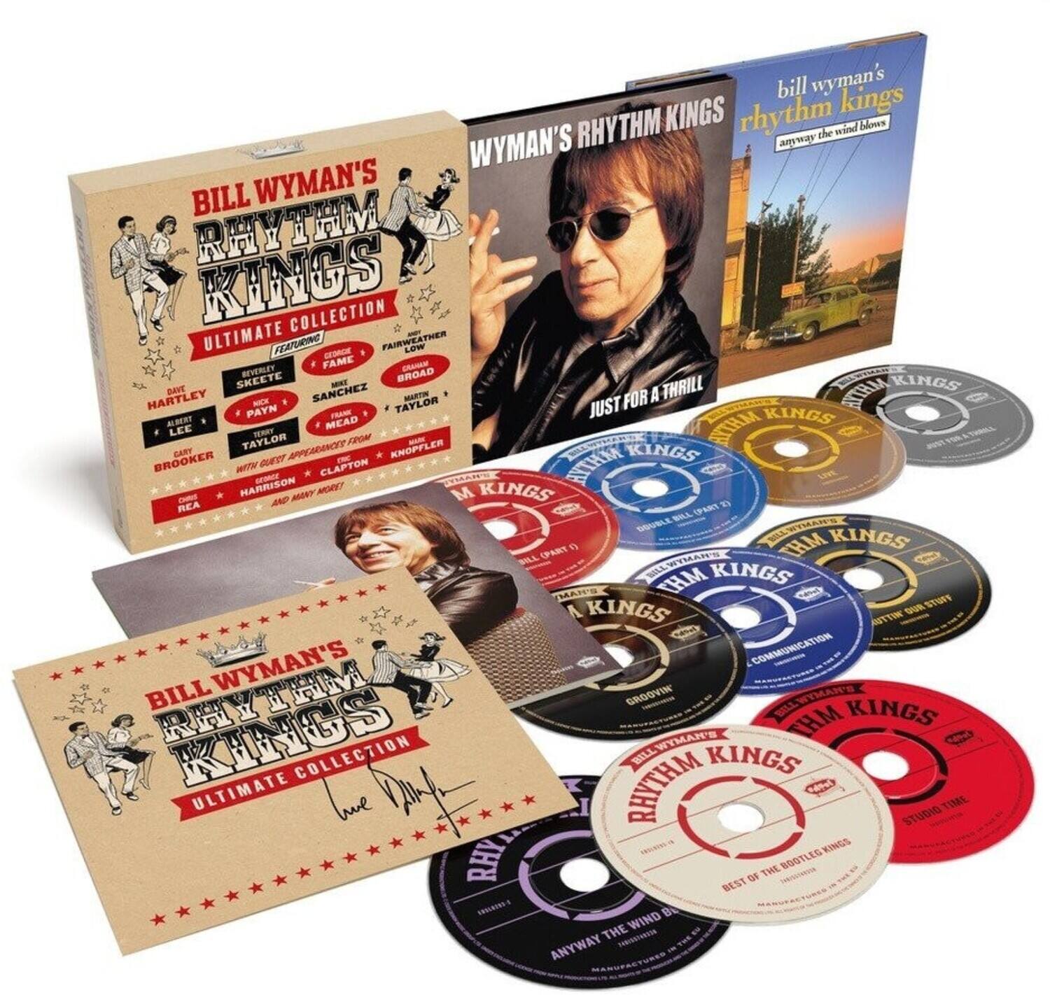 Bill Wyman's Rhythm Kings - Ultimate Collection - Autographed 10CD Boxset   - COMPACT DISCS