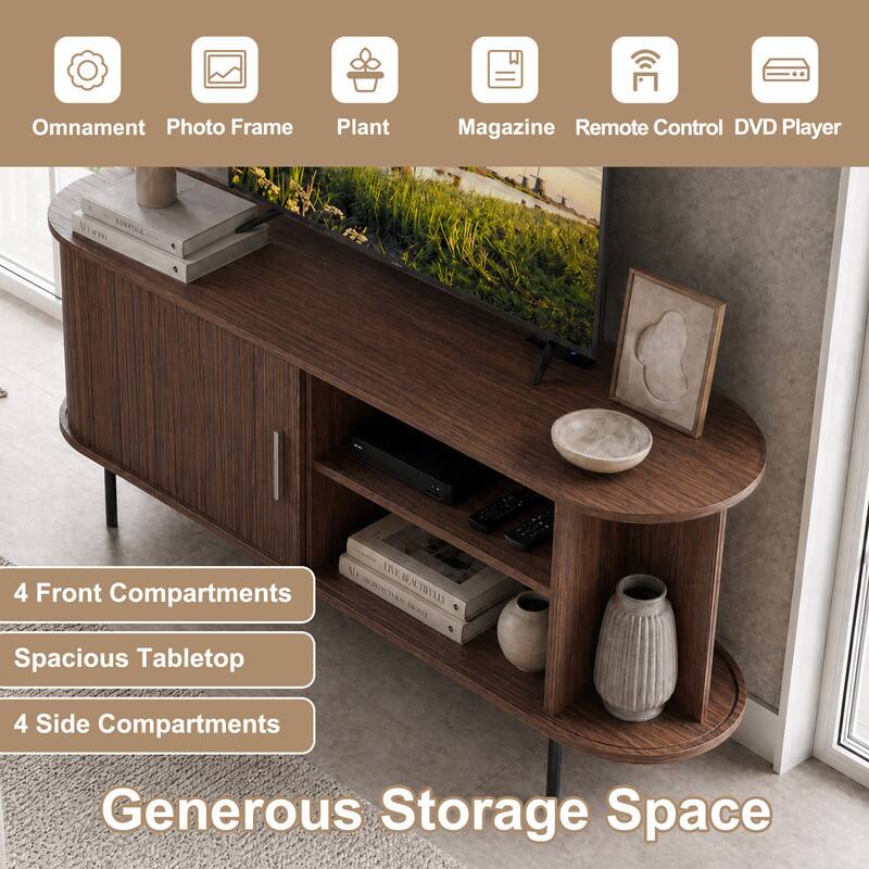 Omnament Photo Frame  
Plant  
Magazine Remote Control DVD Player  
4 Front Compartments  
Spacious Tabletop  
4 Side Compartments  
Generous Storage Space