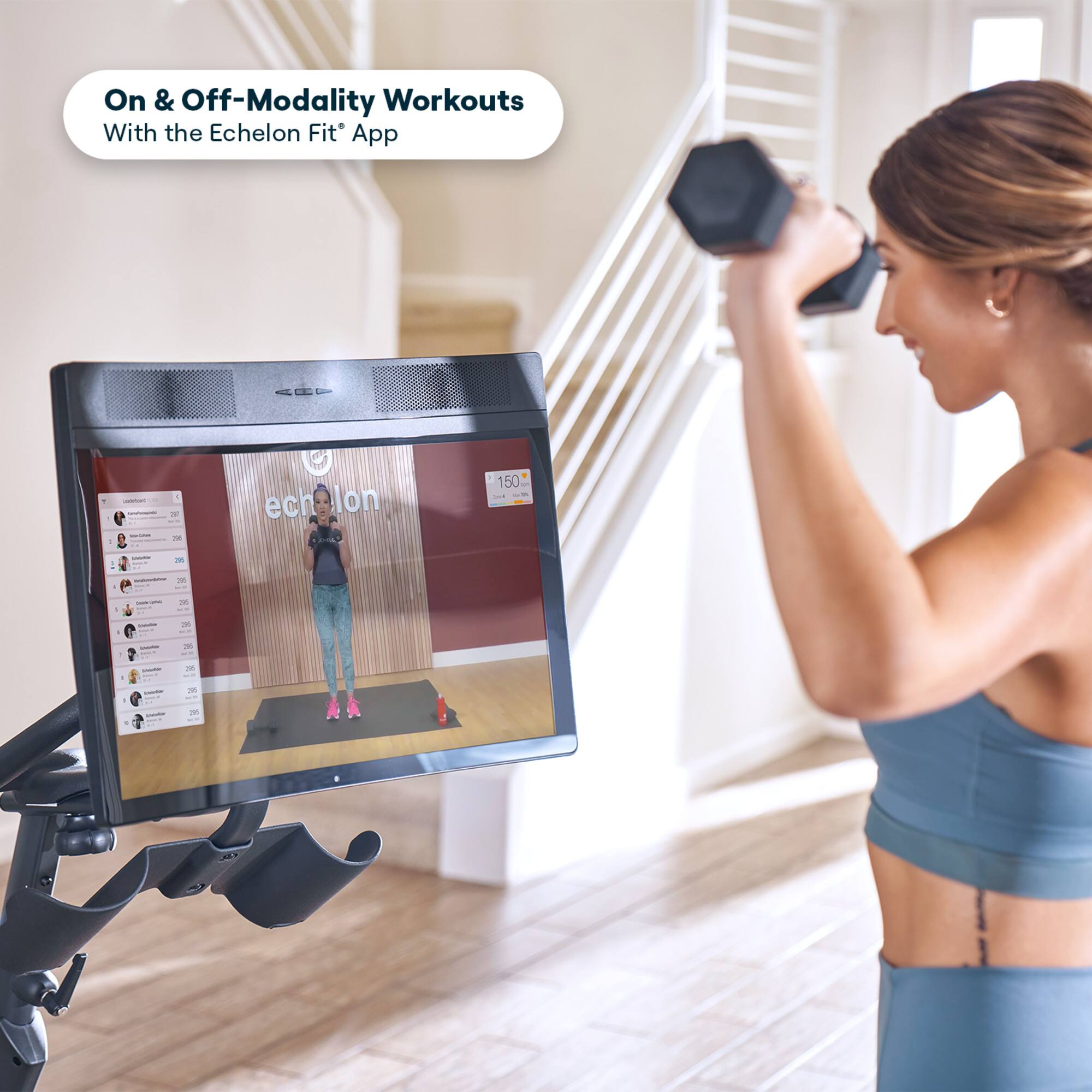 On & Off-Modality Workouts With the Echelon Fit App