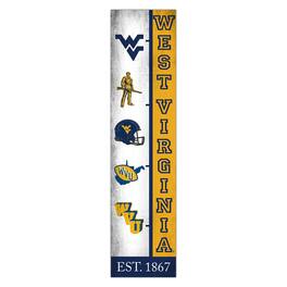 Fan Creations - West Virginia Mountaineers 6" x 24" Progression Wood Sign - Multicolor