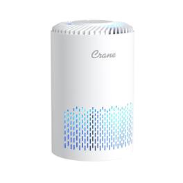CRANE - True HEPA Air Purifier, Up To 150Sq. Ft., With Aroma Tray - White