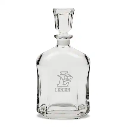 Front. Jardine - Lehigh Mountain Hawks 23.75oz. Crystal Whisky Decanter - Multicolor.