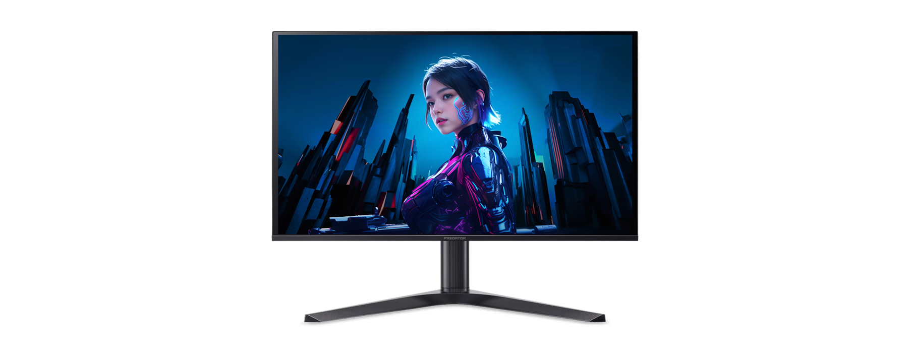 Front. Acer - Predator X27U A1 27" QD-OLED Gaming Monitor (X27U A1bmiiprx) 2560x1440 | 280Hz | 0.03ms | FreeSync Premium Pro.