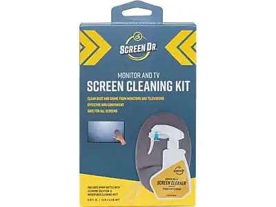 SCREEN DR.
MONITOR AND TV SCREEN CLEANING KIT
CLEAN DUST AND GRIME FROM MONITORS AND TELEVISIONS
EFFECTIVE AND CONVENIENT
SAFE FOR ALL SCREENS
INCLUDES:
- SCREEN CLEANER
- MICROFIBER CLOTH
- SPRAY BOTTLE WITH SPRAY NOZZLE
SCREEN CLEANER
SPRAY CLEANER WITH MICROFIBER CLOTH