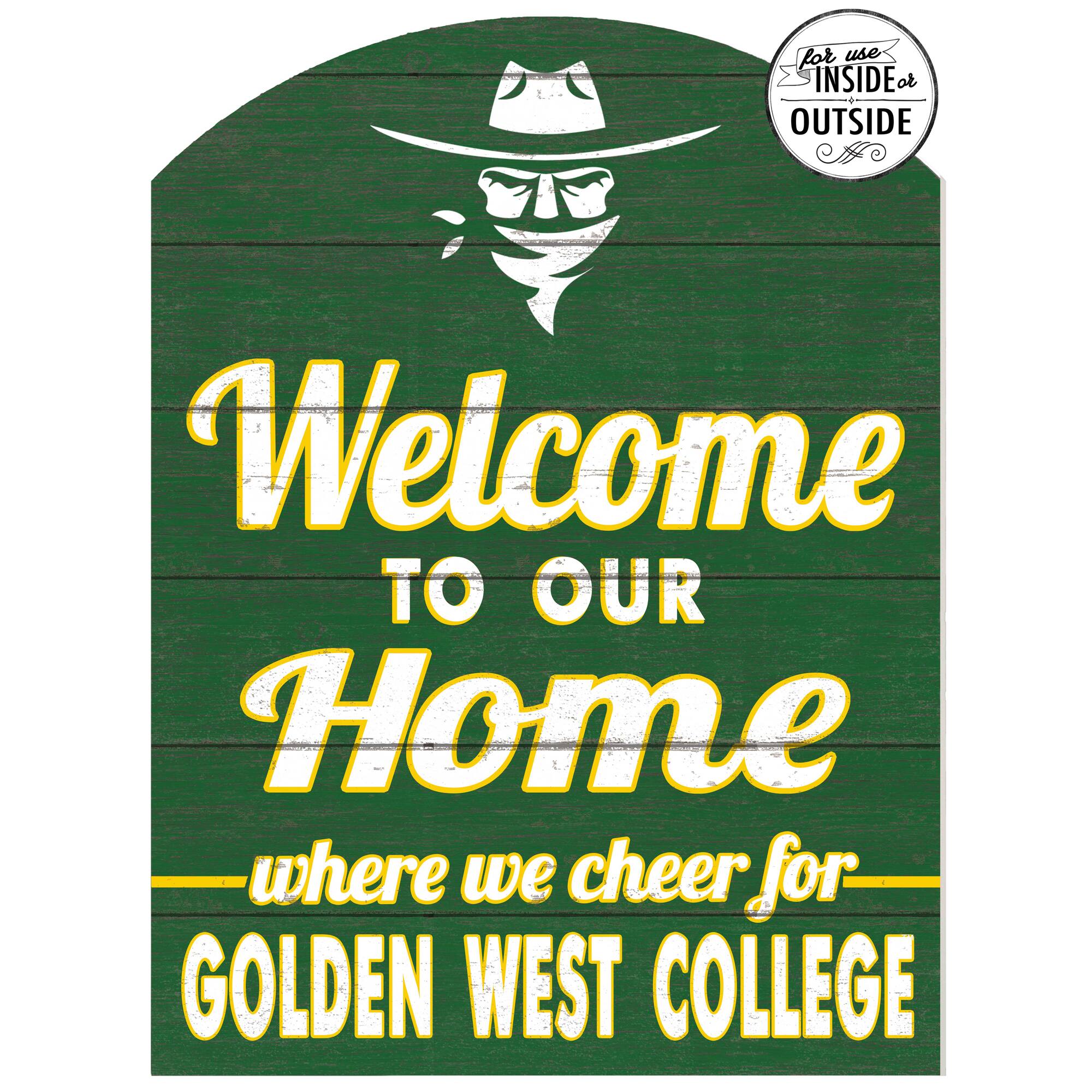 Golden West College 16'' x 22'' Marquee Sign