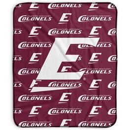 Pegasus - Eastern Kentucky Colonels 50" x 60" Repeat Wordmark Fleece Blanket - Multicolor