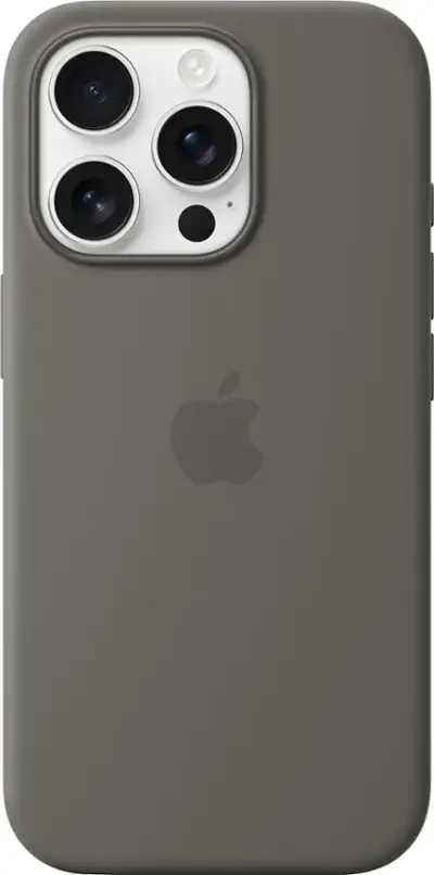 大人気！まとめ一覧 Apple iPhone 16 Pro Silicone Case with MagSafe Stone Gray iPhoneアクセサリー