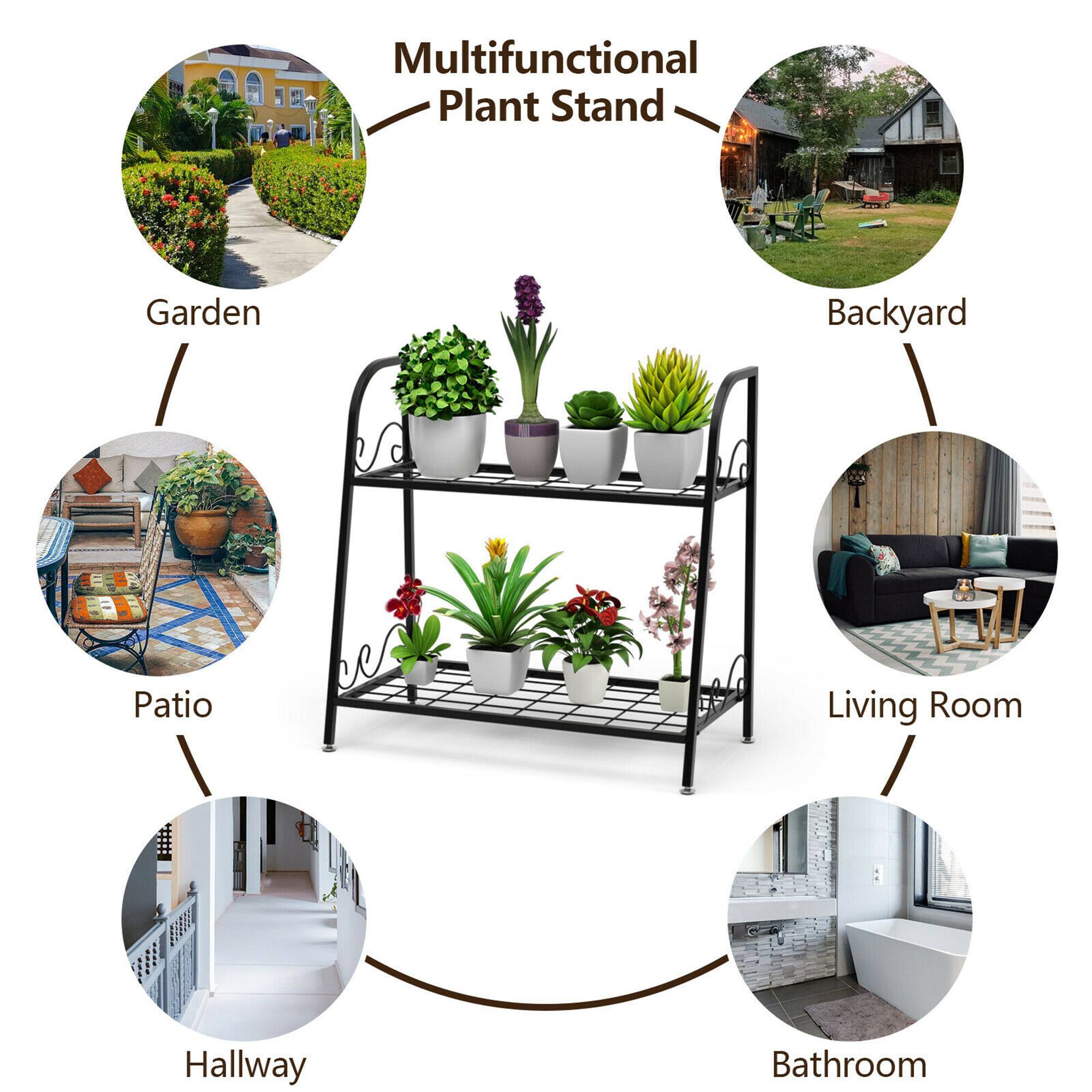 Multifunctional Plant Stand

- Garden
- Backyard
- Patio
- Living Room
- Hallway
- Bathroom