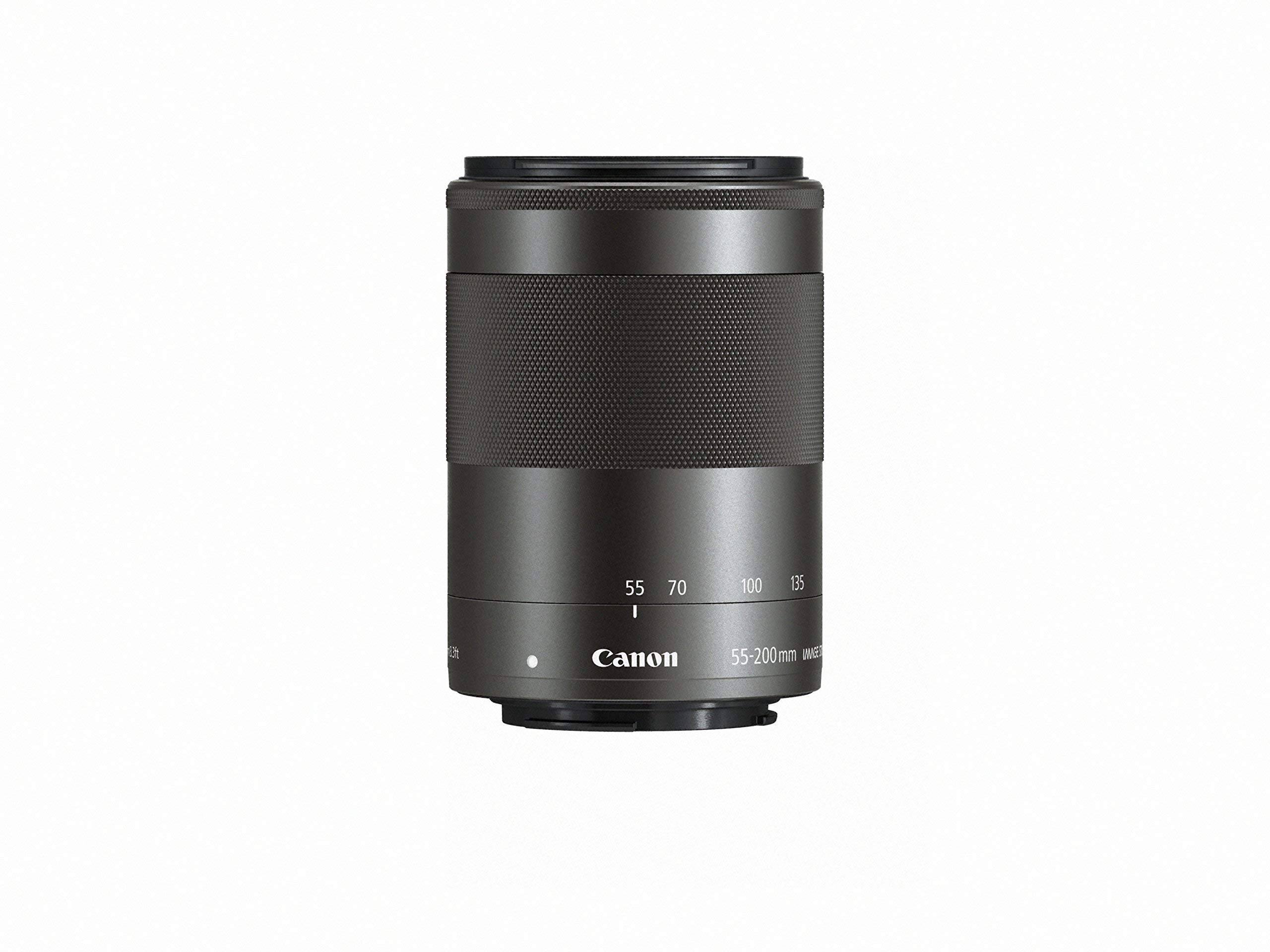 Canon EF M 55 200mm f/4.5 6.3 Image Stabilization STM Lens
