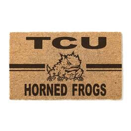 Jardine - TCU Horned Frogs 18" x 30" Team Logo Doormat - Brown