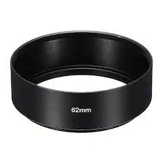 Front. Unique Bargains - 62mm Standard Focus Frosted Anti-reflective Lens Hood for Nikon/Fuji/Pentax/Leica - Black.