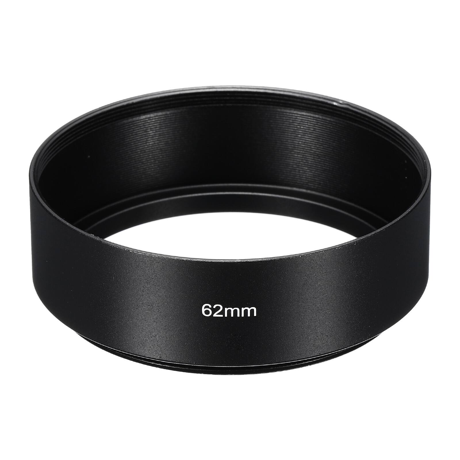 Front. Unique Bargains - 62mm Standard Focus Frosted Anti-reflective Lens Hood for Nikon/Fuji/Pentax/Leica - Black.