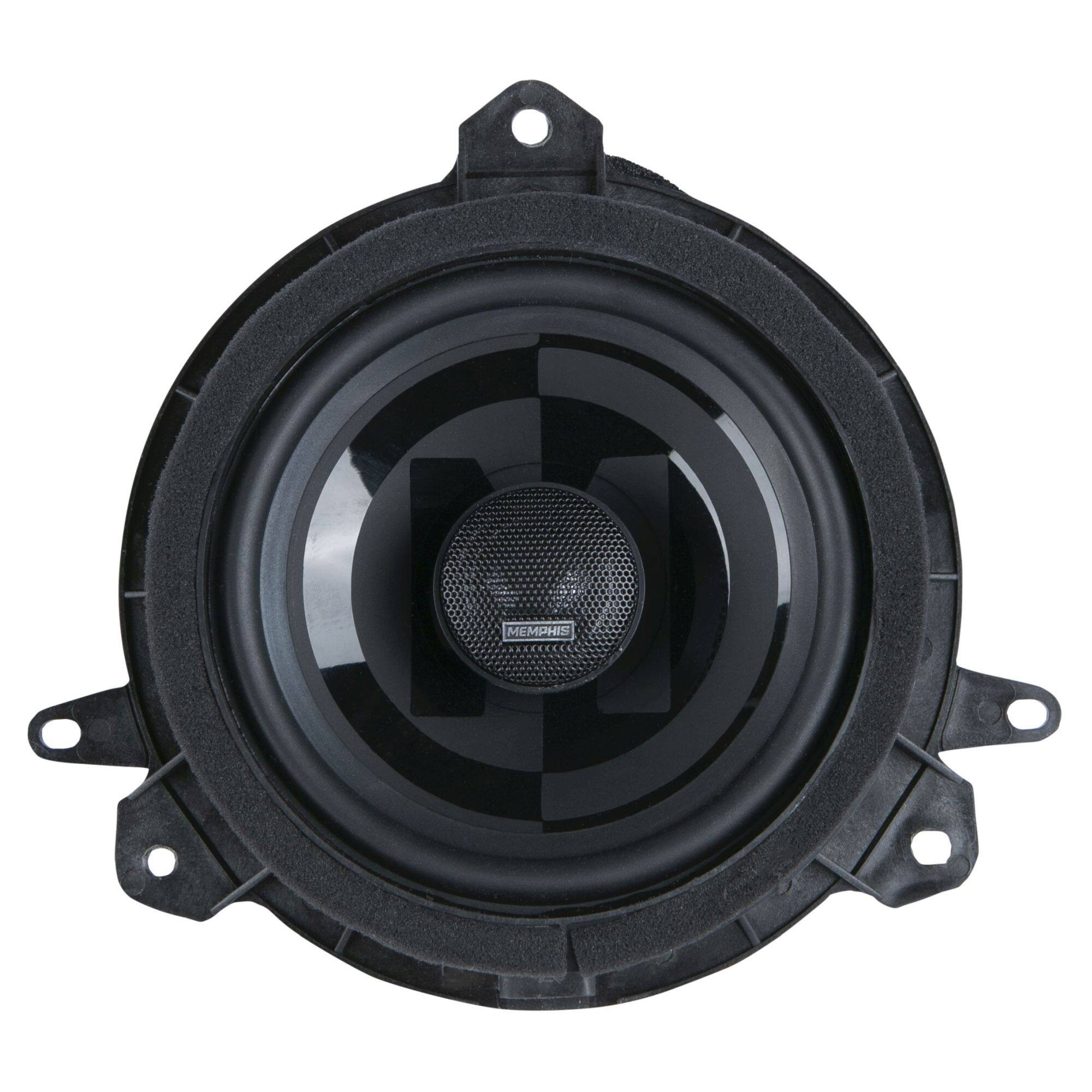 Alt View 2. Memphis Car Audio - Memphis Audio PRXTY60 Power Reference Series 6.5" 2-Way Coaxial Speakers compatible with Toyota OEM fit - Black/Gray.