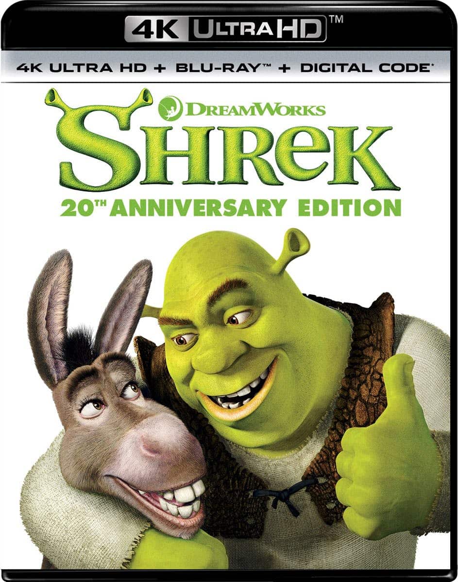 Front. Shrek (20th Anniversary Edition)   - 4K Blu-Ray.