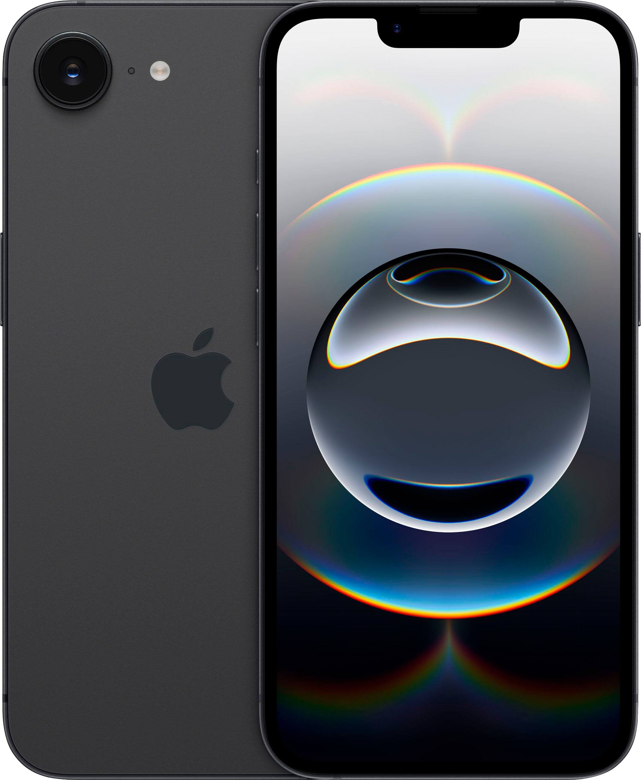 Apple IPhone 16e 128GB Apple Intelligence Black Verizon MD0D4LL A 