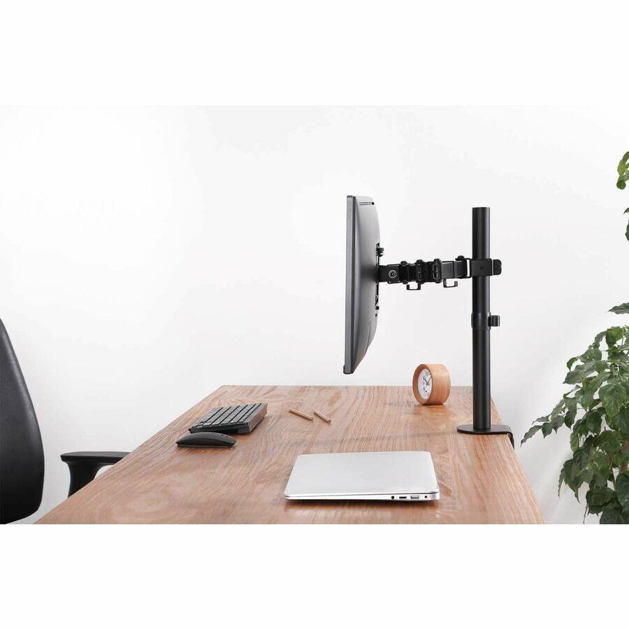 Alt View 5. Manhattan - Desk Mount for TV & Monitors (Full Motion), For screens 13" to 27" , Clamp fitting to desk, VESA compatability: 75x75mm - Black.