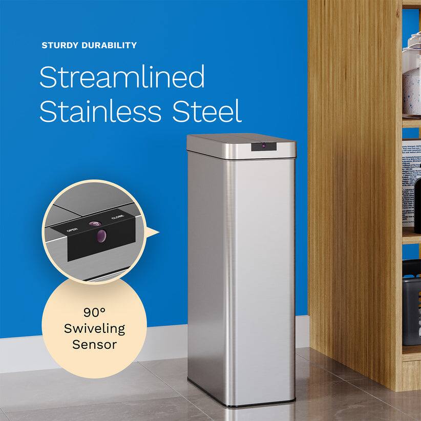 STURDY DURABILITY Streamlined Stainless Steel - 90° Swiveling Sensor - MPR CAERA