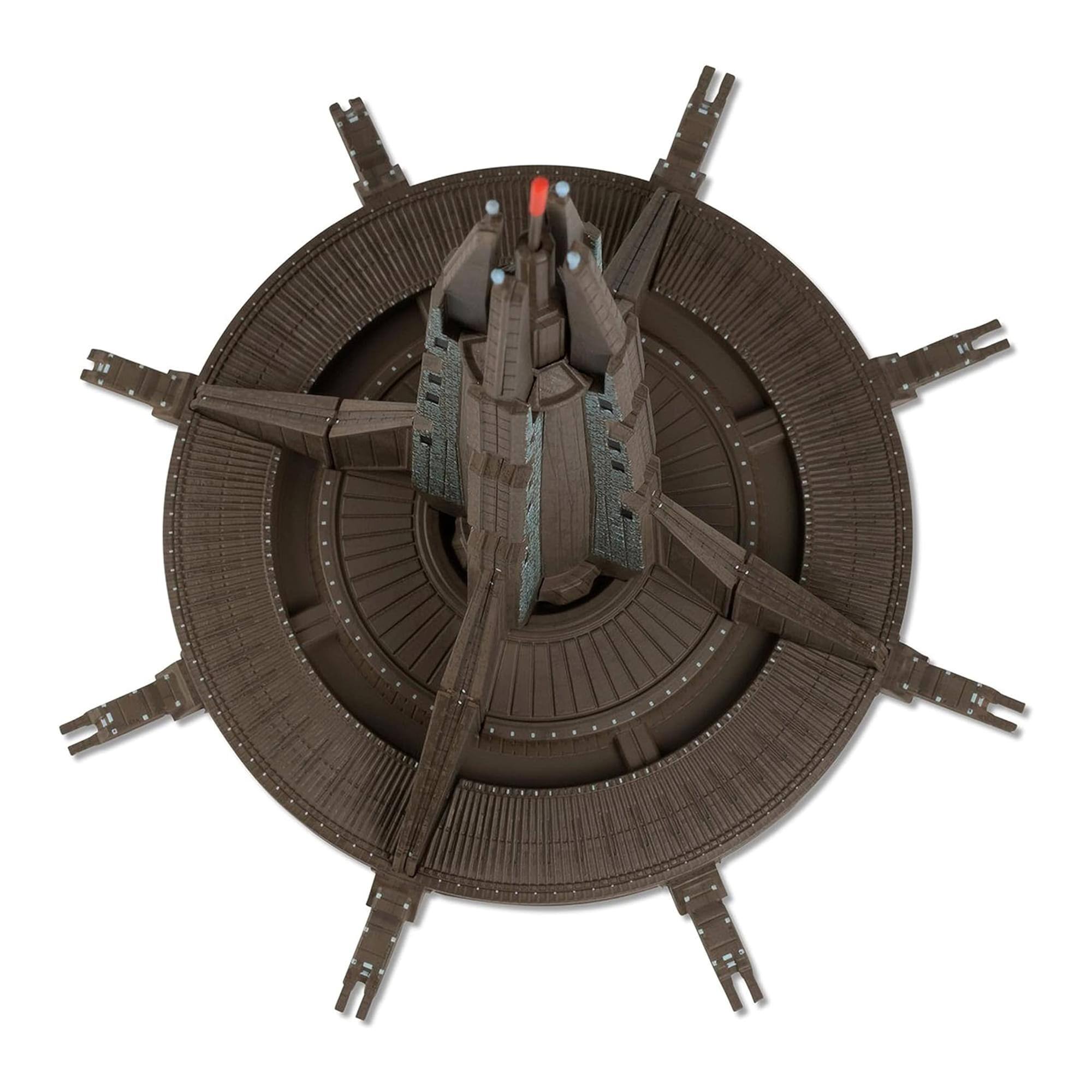 Alt View 4. Eaglemoss - Eaglemoss Star Trek Discovery Starship Replica | SP Starbase 1 Space Station - Grey.