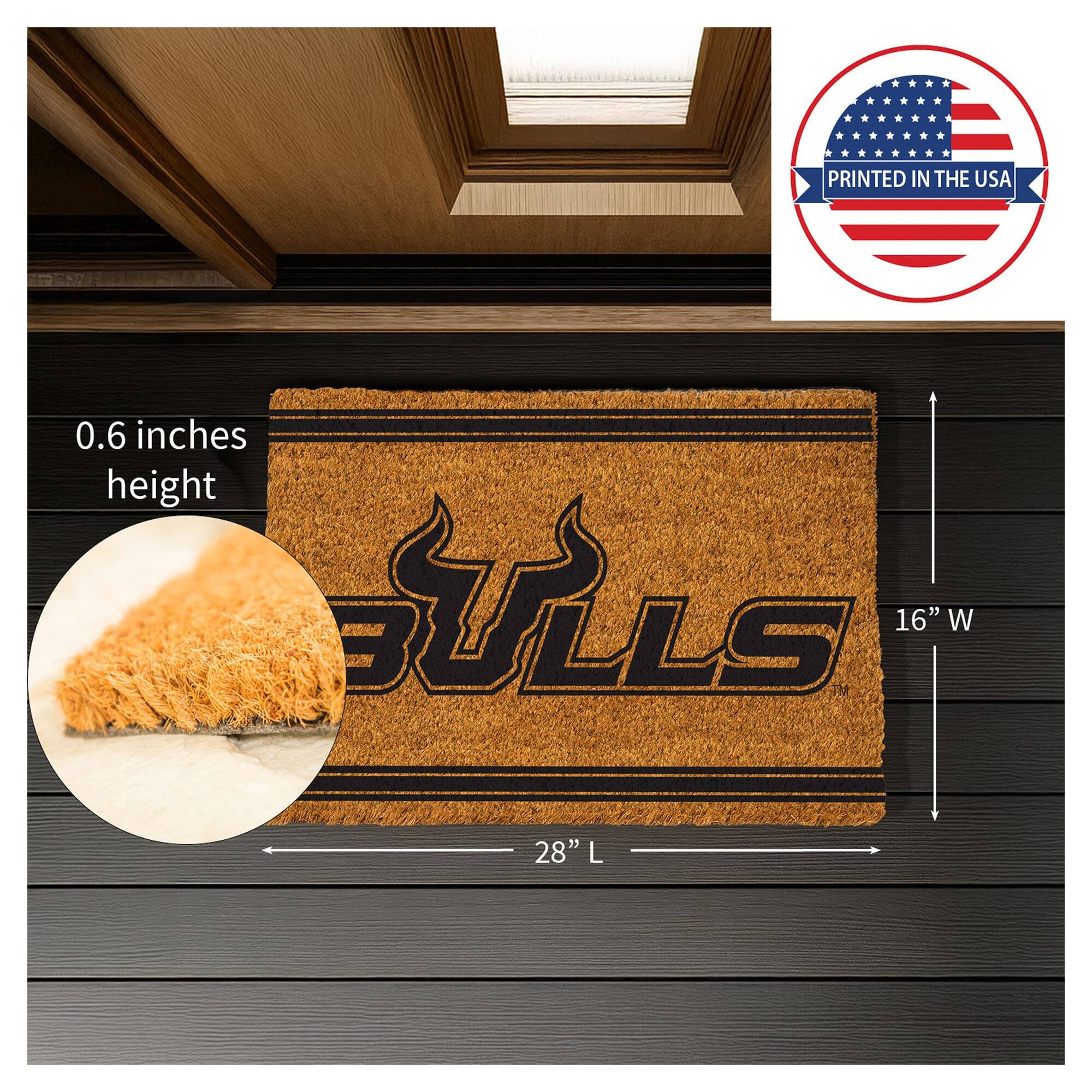 PRINTED IN THE USA  
0.6 inches height  
BULLS  
16" W  
28" L