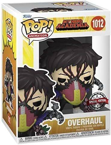 Funko MY HERO POP! ACADEMIA 1012 ANIMATION SPECIAL EDITION OVERHAUL VINYL FIGURE / FIGURINE VINYLE DE VINIL. WARNING: CHOKING HAZARD - ATTENTION: PELIGRO DE ASFIXIA / ADVERTENCIA: PELIGRO DE DETOUFFEMENT.