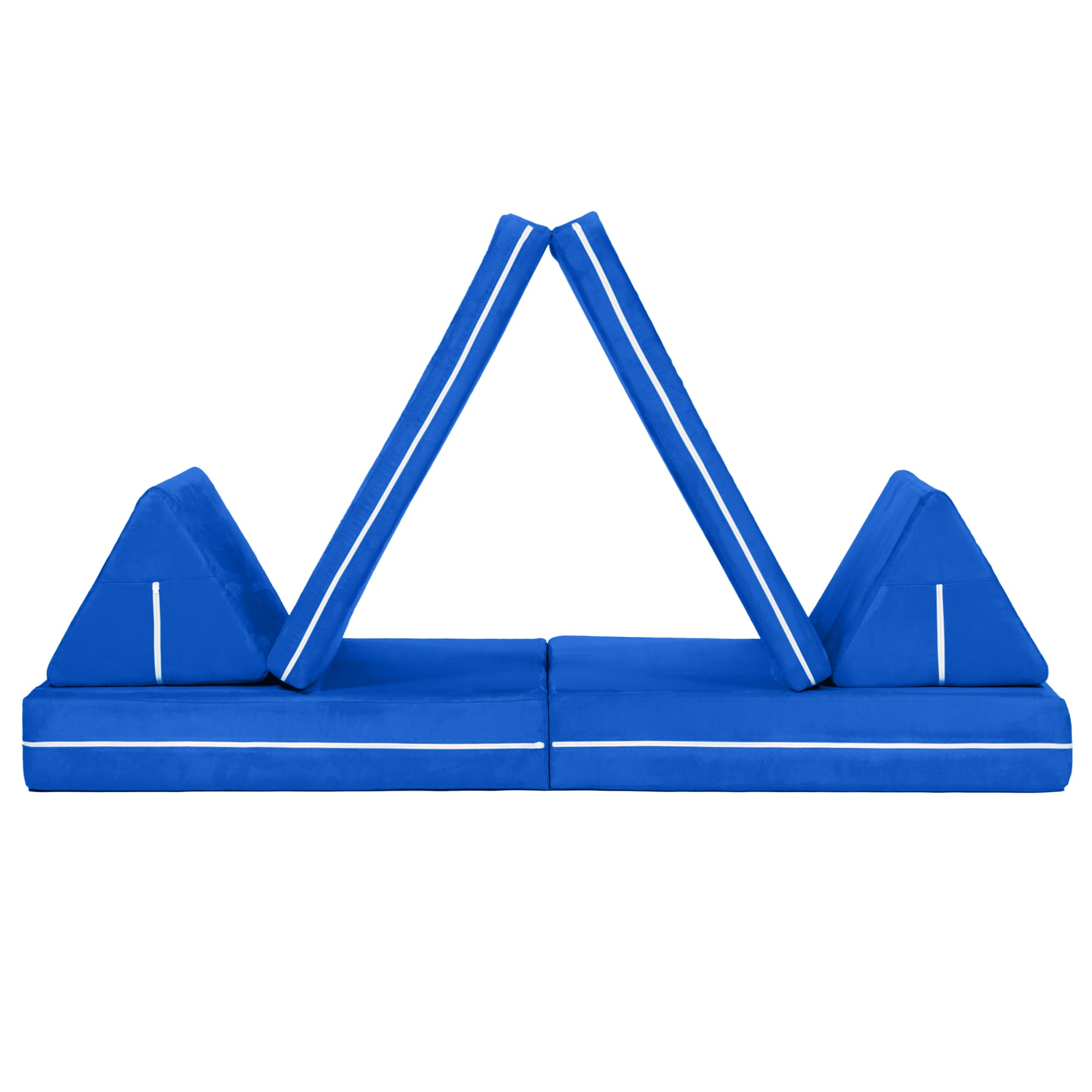 Alt View 2. Jaxx - Jaxx Zipline Playscape Imaginative Furniture Playset for Creative Kids, Original Set, Blueberry - Blueberry.