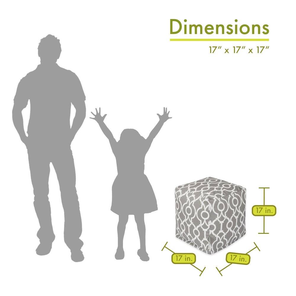 Dimensions: 17" x 17" x 17"  
17 in. x 17 in. x 17 in.