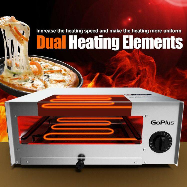 Increase the heating speed and make the heating more uniform  
Dual Heating Elements  
GoPlus