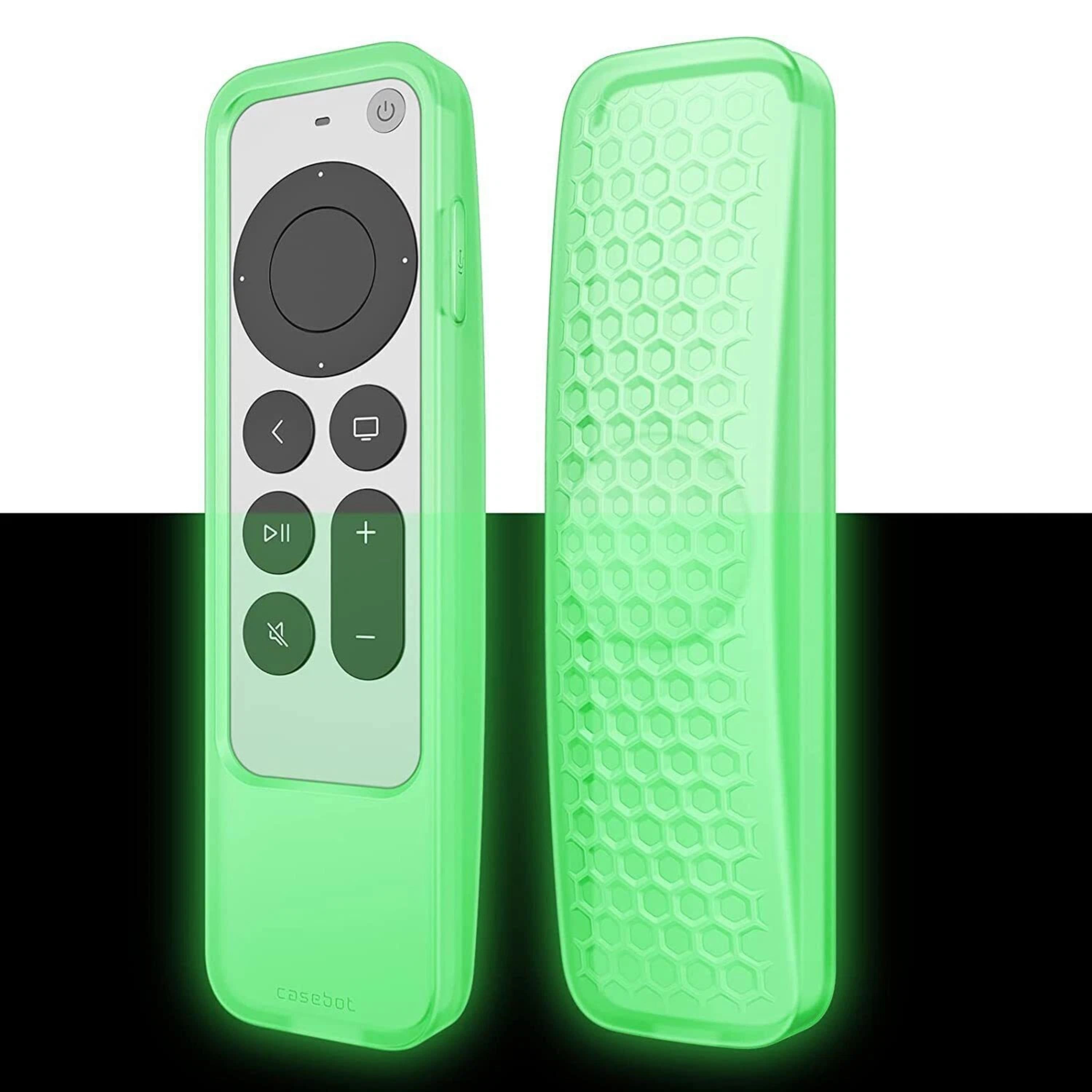 Kitcheniva - Shockproof Protective Case For 2021 Apple TV Siri Remote & AirTag Green Glow - Green Glow