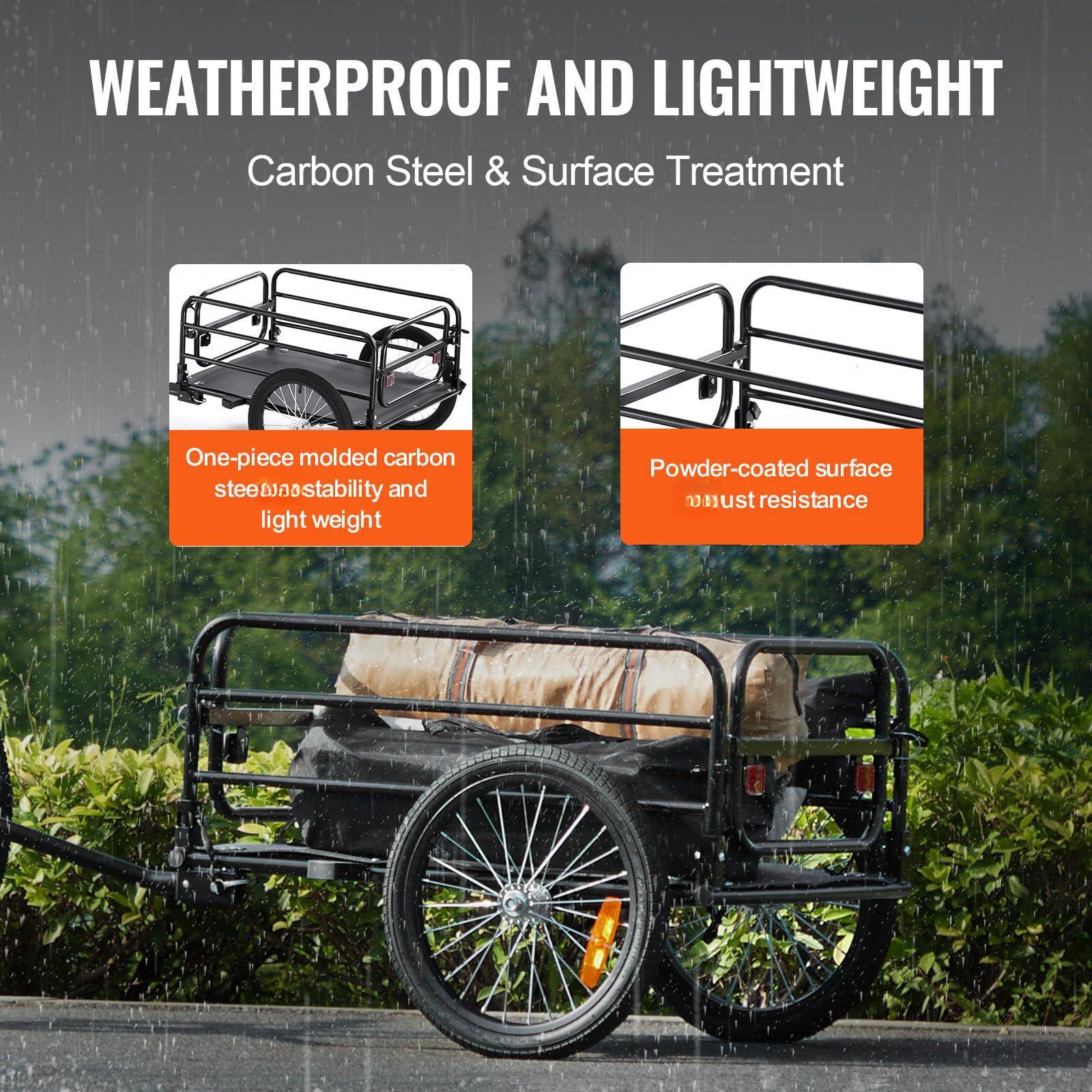 WEATHERPROOF AND LIGHTWEIGHT  
Carbon Steel & Surface Treatment  

One-piece molded carbon steel for stability and light weight  

Powder-coated surface for rust resistance