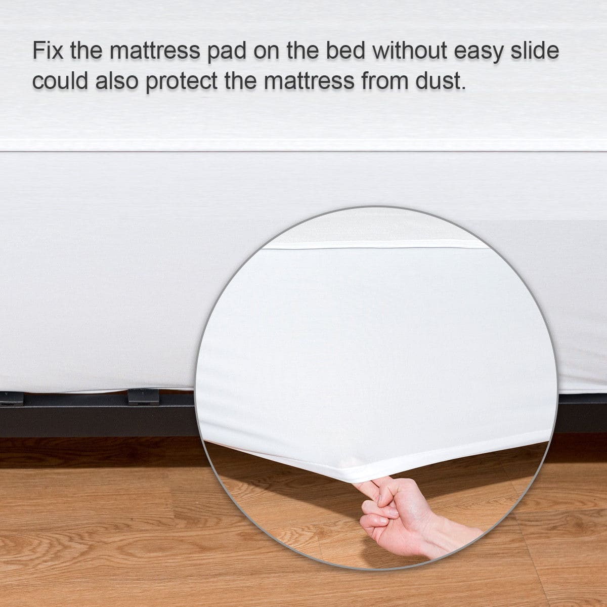 Costway Electric Heated Mattress Pad Safe Full 8 Temperature 10h Timer