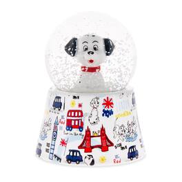Silver Buffalo - Disney 101 Dalmatians Lucky 3-Inch Mini Light-Up Snow Globe - White