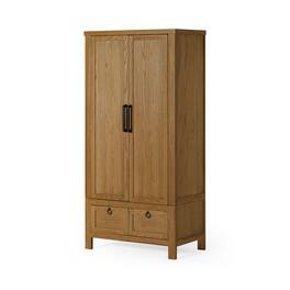 Maven Lane - Vaughn Rustic Wooden Cabinet Finish - Weathered Natural