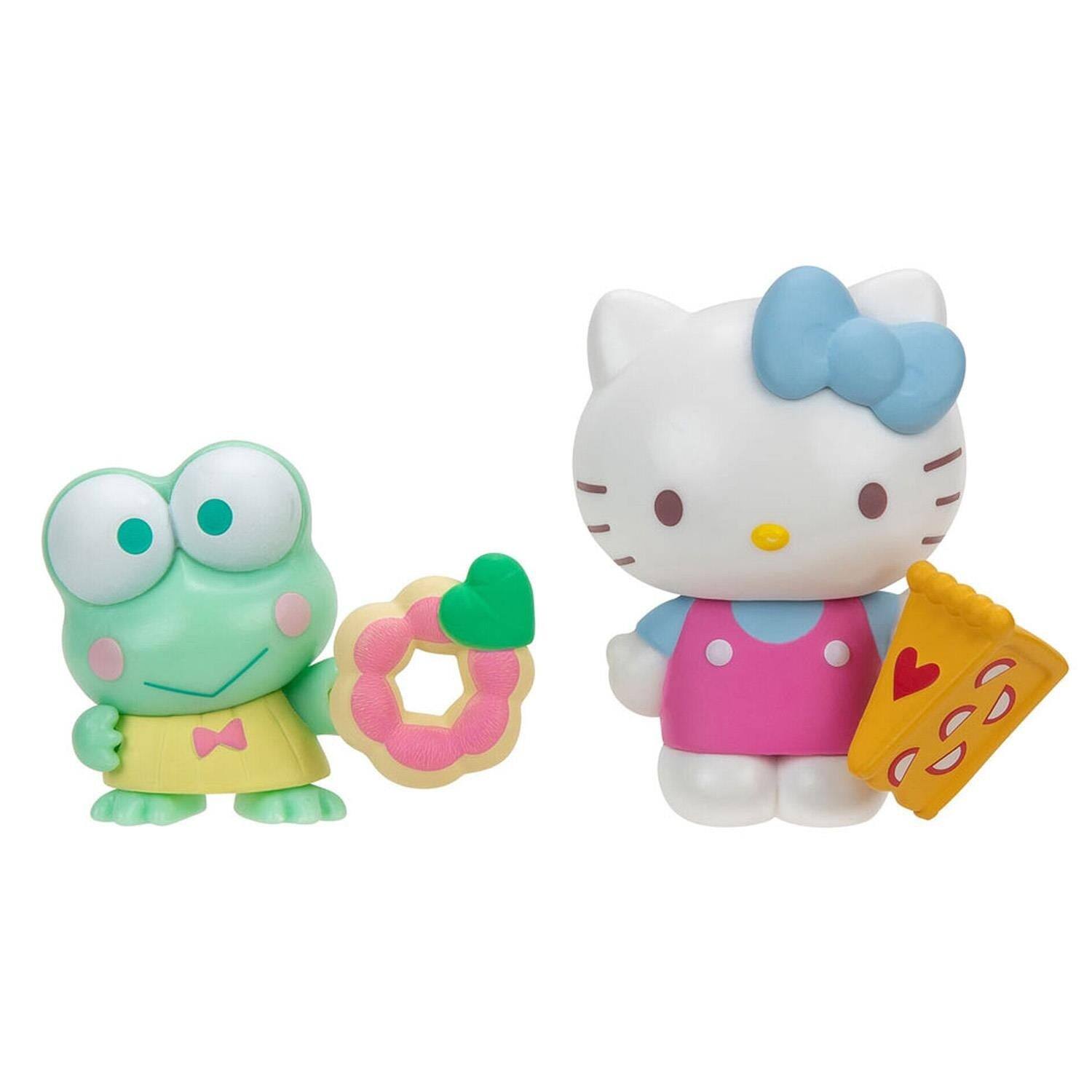 Alt View 1. Jazwares - Hello Kitty and Friends: Sweet and Salty Series 1 - Hello Kitty and Keroppi Figure 2 Pack.
