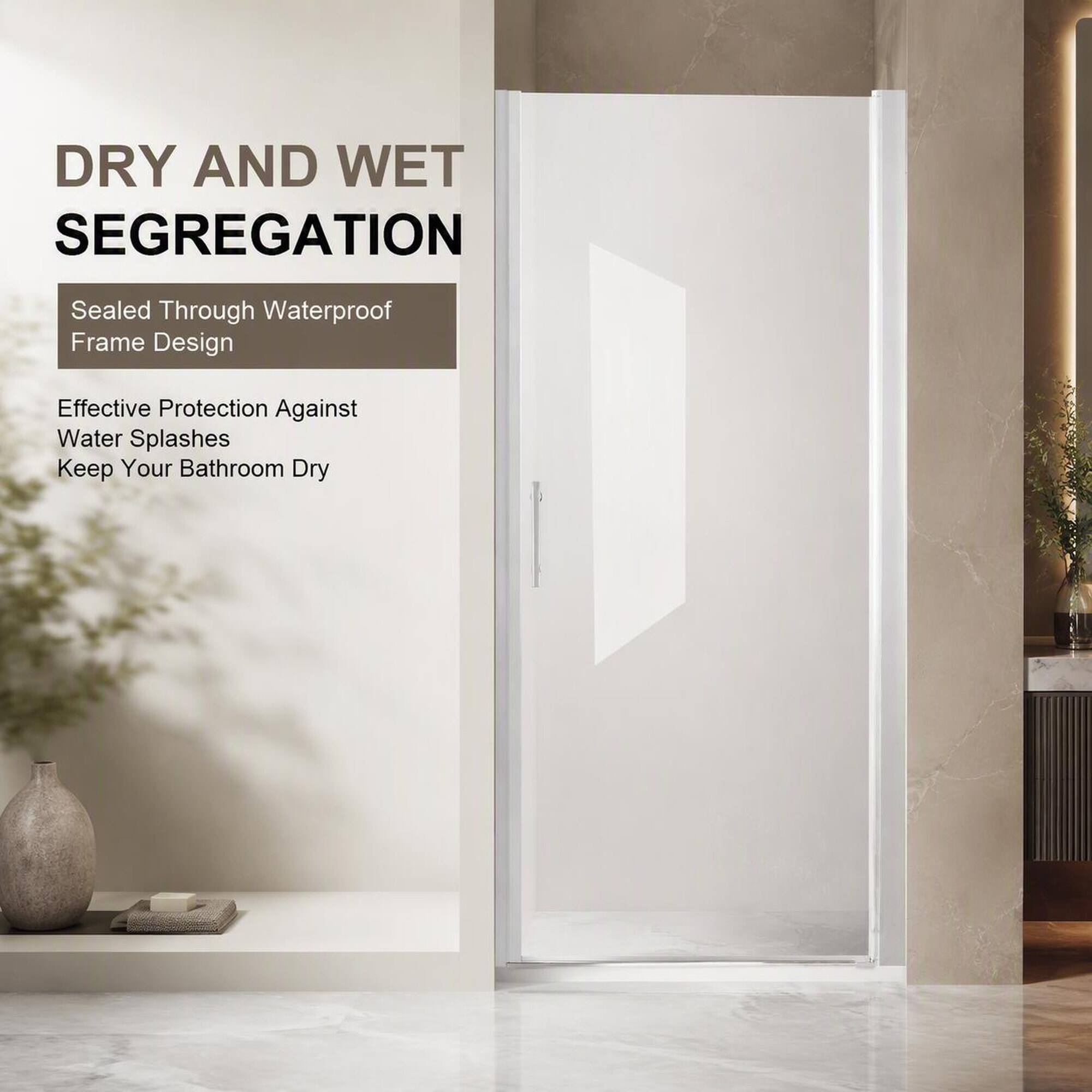 DRY AND WET SEGREGATION

Sealed Through Waterproof Frame Design

Effective Protection Against Water Splashes Keep Your Bathroom Dry