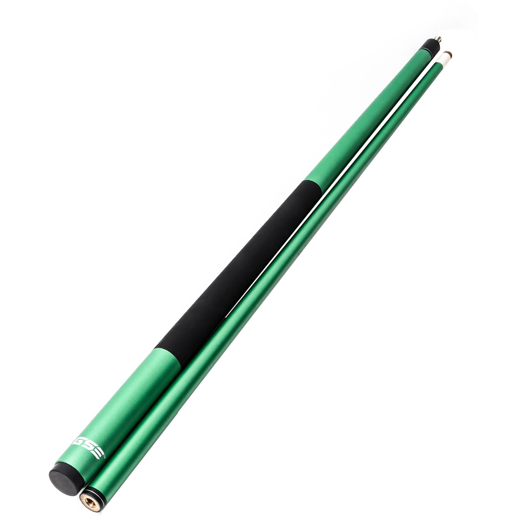 Alt View 5. GSE Games & Sports Expert - 58" 2-Piece Matte Green Fiberglass Graphite Composite Billiard Pool Cue Stick for Men/Women - 18oz - Green.