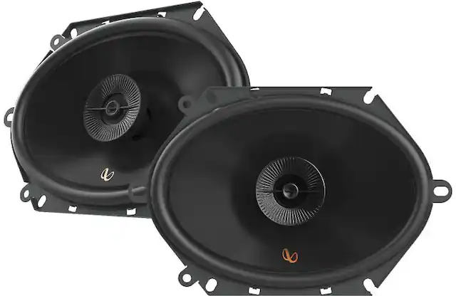 Front. Infinity - INFINITY PR683F 6”x 8” 2-way Custom-Fit Multi-Element Speaker - Black.