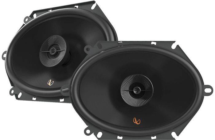 Front. Infinity - INFINITY PR683F 6”x 8” 2-way Custom-Fit Multi-Element Speaker - Black.